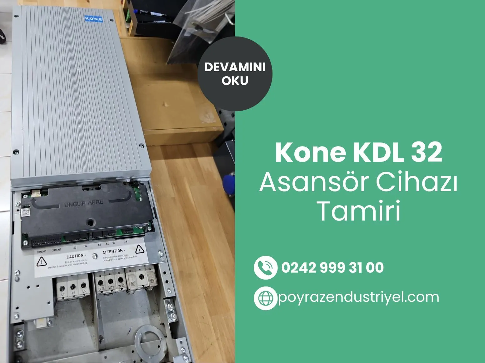 Kone Kdl 32 Asansör Cihazı Tamiri
